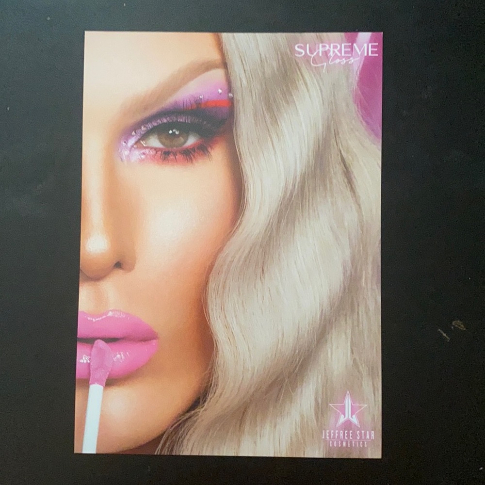 Jeffree Star Cosmetics “Supreme Gloss” Card